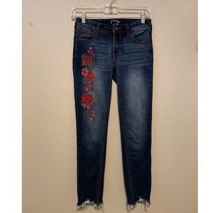 Embroidered jeans